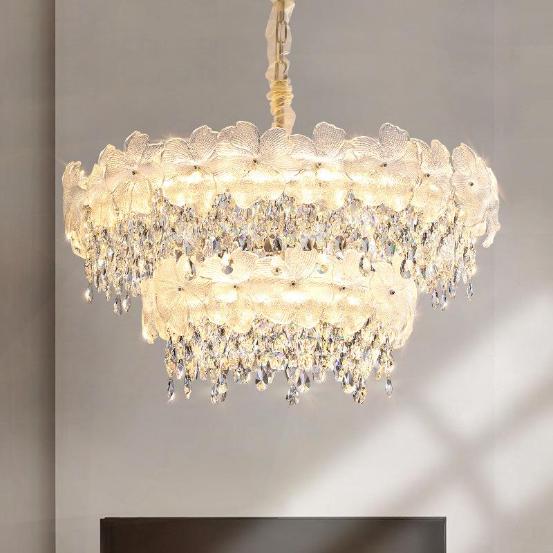 感主卧室吊灯法式复古吊灯客厅2025新款奶油风艺术灯设计师款