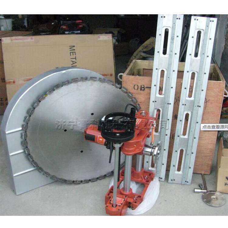 墙体变更设计电动切墙机 钢筋混凝土墙壁切割机 轨道式墙体开洞机