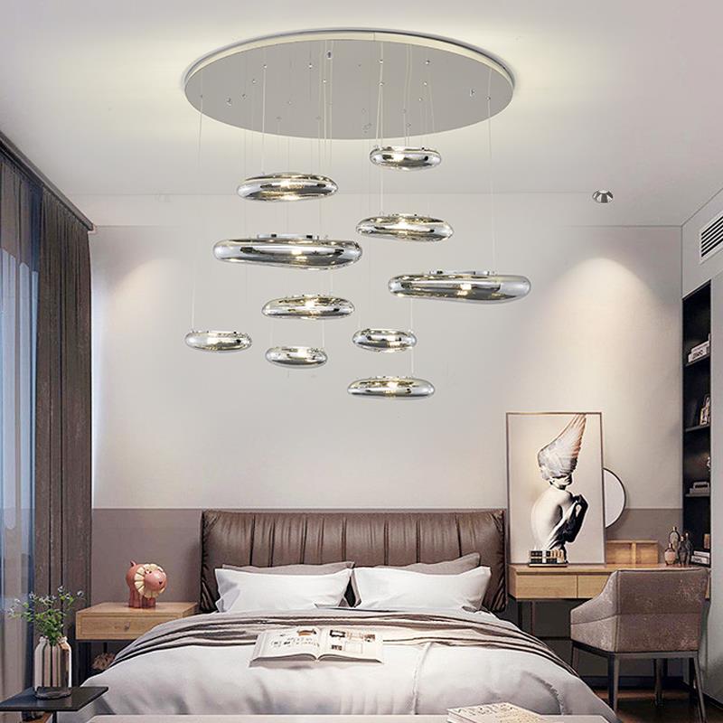 后现代意大利水滴客厅吊灯个性创意设计师餐厅样板间展厅别墅吊灯