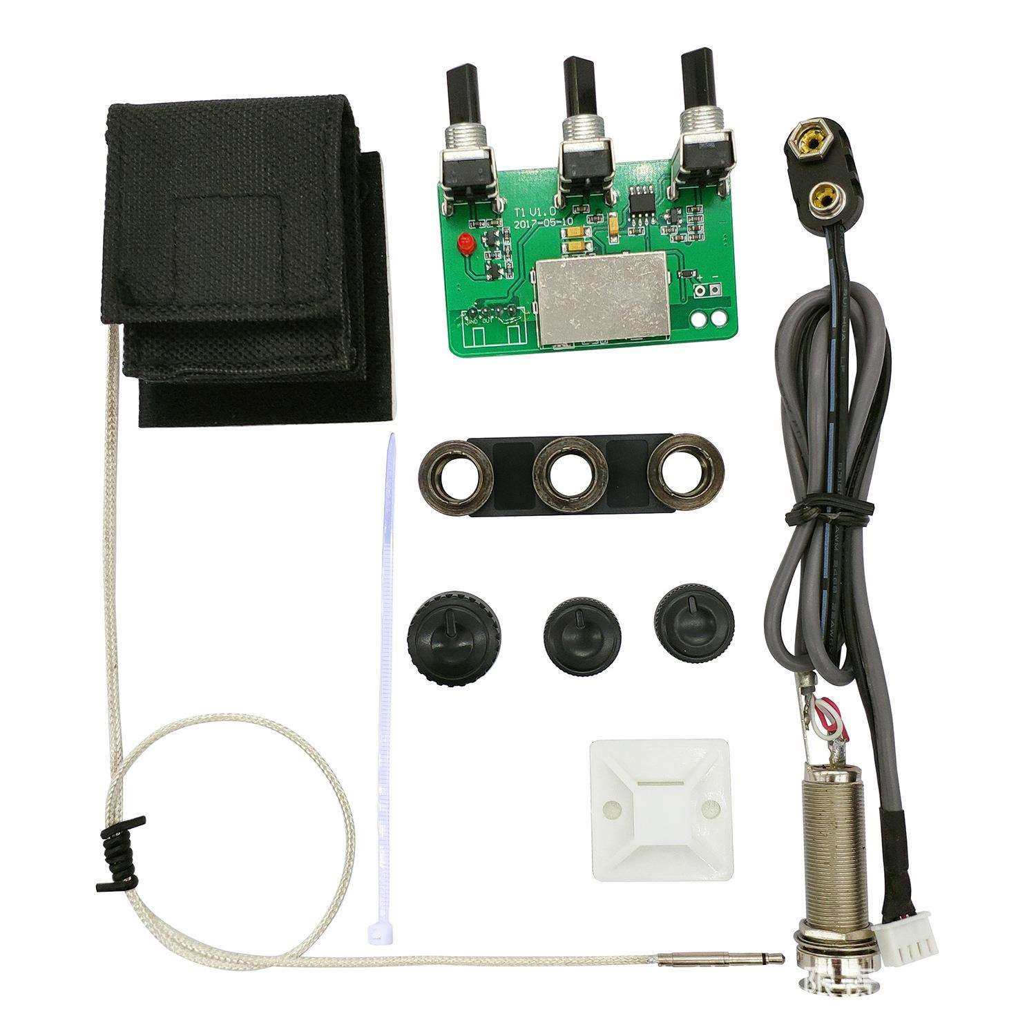 木吉他压电拾音器木吉他开孔拾音器3段EQ均衡器厂家