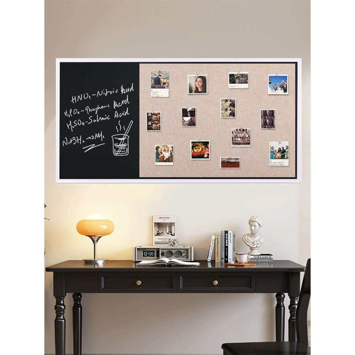 磁性黑板毛毡板组合照片墙贴软木磁吸白板冰箱贴展示板墙装饰,3C数码配件,USB灯,淘宝优惠券,粉丝福利购,淘宝优惠卷