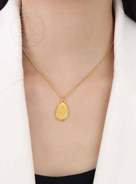 极速。Ins style personality Pendant Necklace titaniumY steel