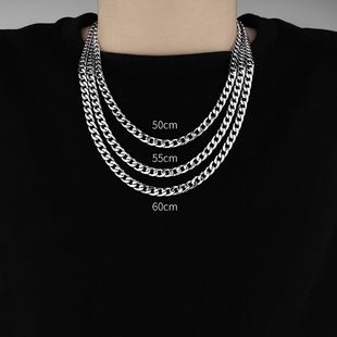 极速Necklace Pendant men boy Chain Jewelry 项链 gold cZolor