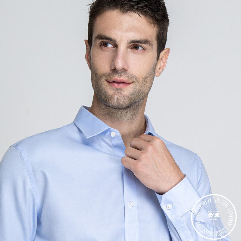 极速征战虎三佳雅仕2021成衣z免熨烫全棉DP免熨烫衬衫抗皱全棉衬