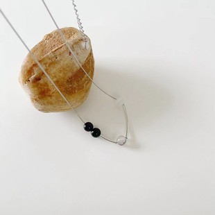 极速ins setyle accessories Simple retro titanium steel neckl