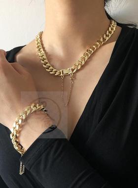 极速。N8136 jewelry set womens simple retro chain TasZsel N
