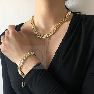 极速。N8136 jewelry set womens simple retro chain TasZsel N