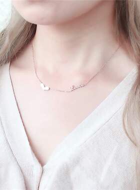 极速Japan anhd South Korea titanium steel non fading Necklac