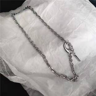 极速-Frigid wind lobspter buckle personality necklace men an
