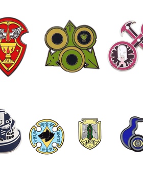 战锤40k周边徽章 Warhammer 40,000徽章挂件收藏系列
