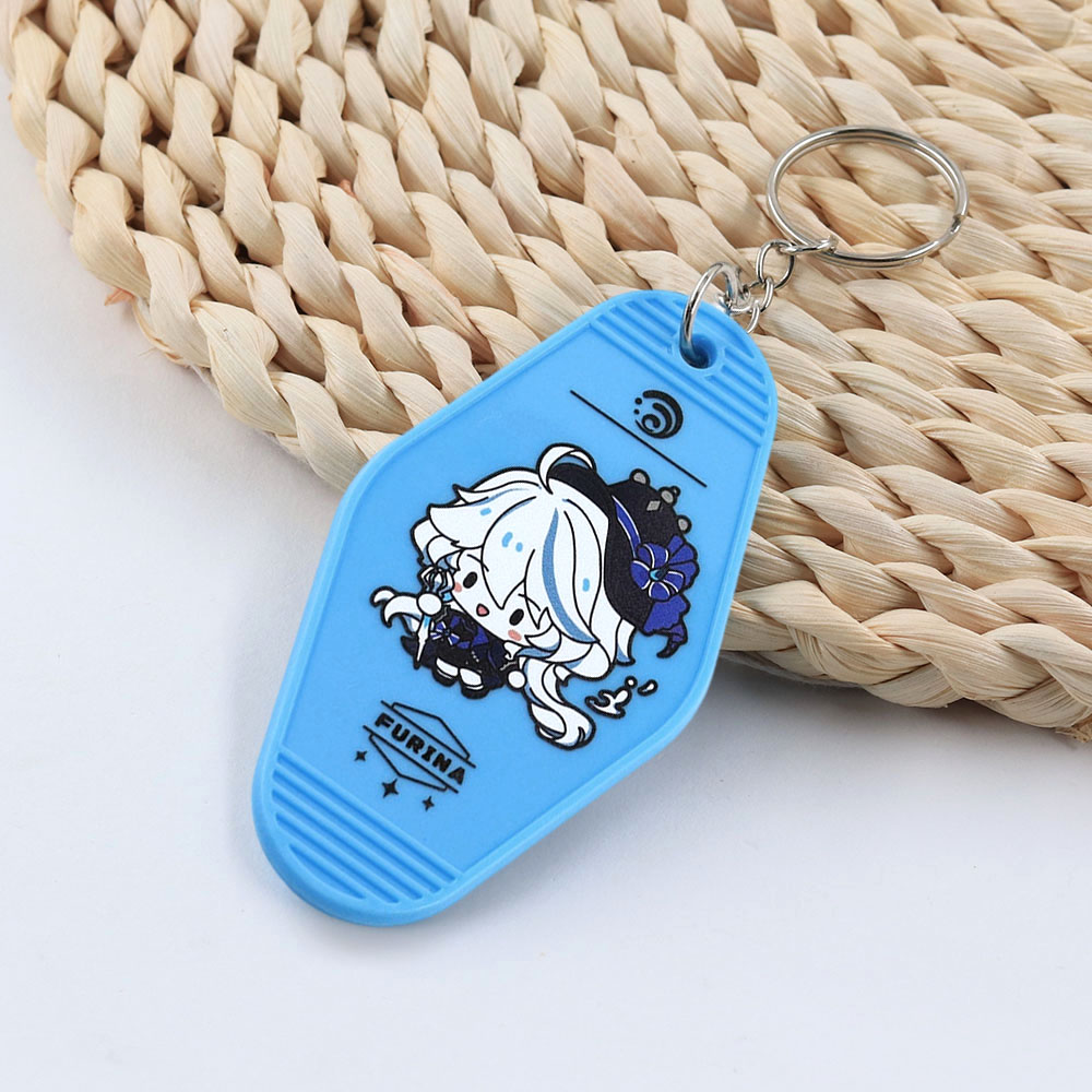 原神芙卡洛斯卡通水神钥匙扣