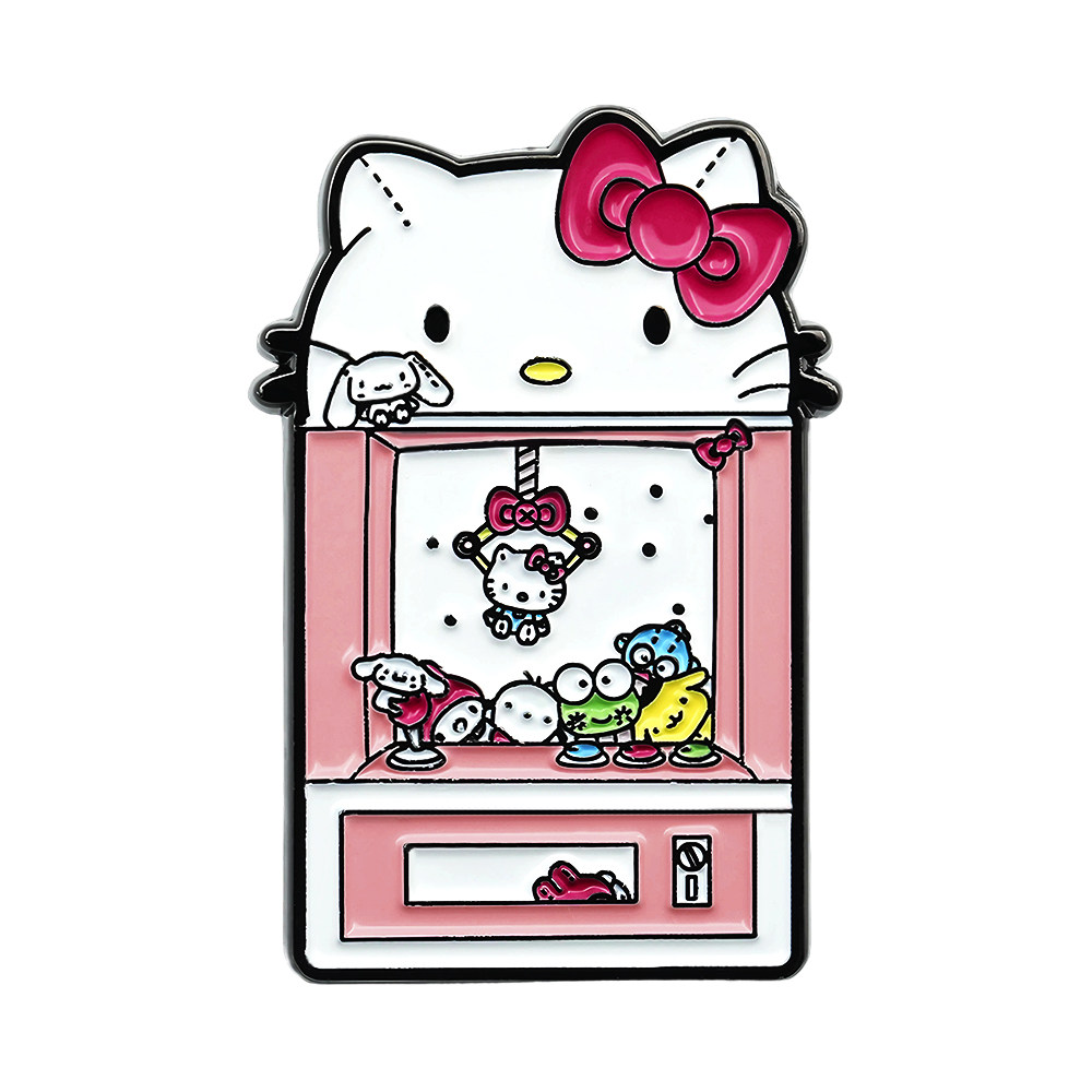 HelloKitty夹娃娃机珐琅别针可爱的猫咪胸针徽章儿童礼物配饰
