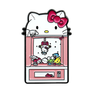 HelloKitty夹娃娃机珐琅别针可爱的猫咪胸针徽章儿童礼物配饰