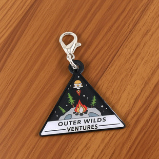 outer wilds 星际拓荒钥匙扣臂章游戏周边队标金属徽章创意周边