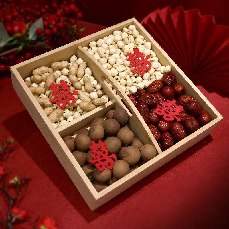 婚庆用品大全结婚竹制早生贵子提盒婚礼装饰压床摆件干果提篮,节庆用品/礼品,陪嫁用品套装,淘宝优惠券,粉丝福利购,淘宝优惠卷