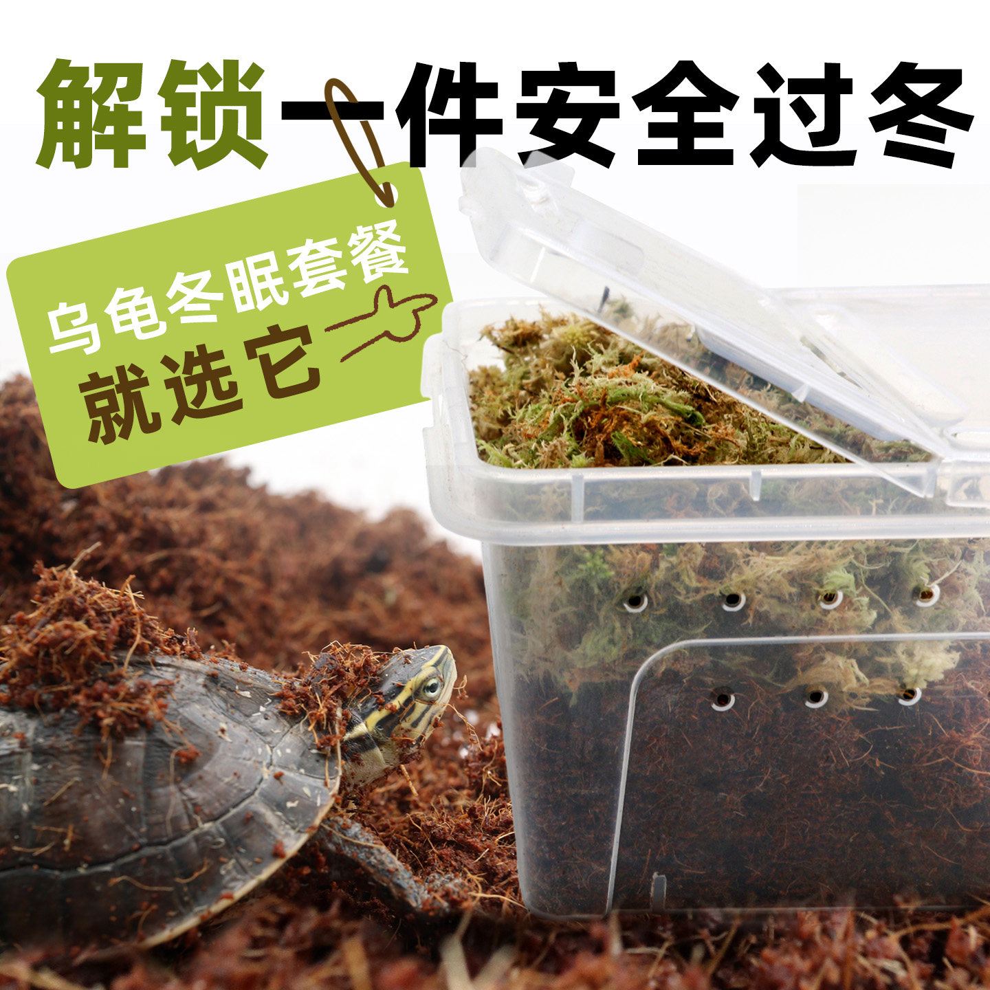 乌龟专用免泡椰土～袋装方便实惠