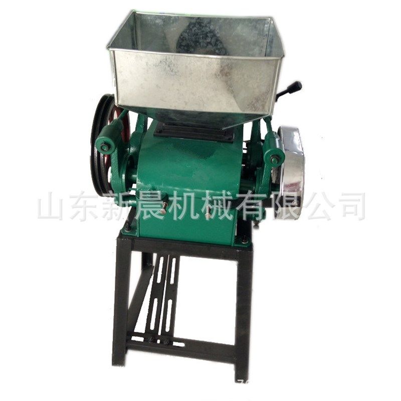 极速五谷杂粮破碎l机 拉丝对辊豆扁机 大豆燕麦挤扁豆扁机