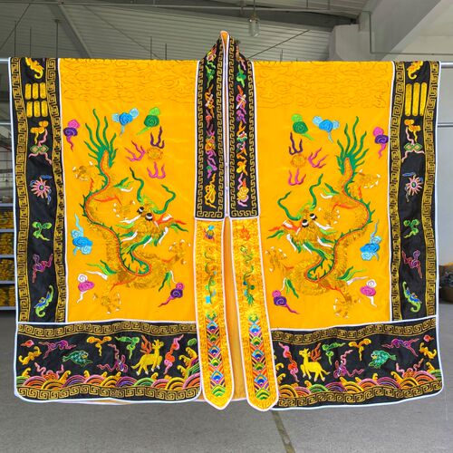 新品道家用品九龙法衣道士高功衣双龙衣五龙衣道服道W袍套装薄款