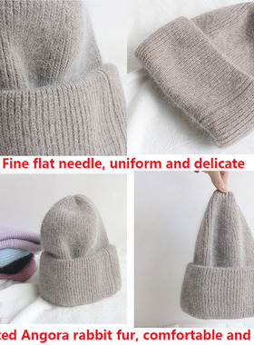 极速new  Hot Selling Winter HaAt Real Rabbit Fur Winter Hats