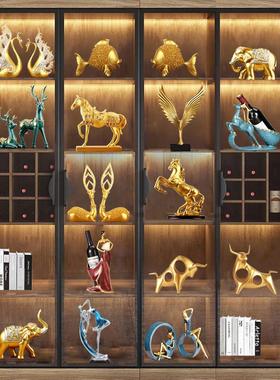 极速家居客厅酒柜装饰品摆件餐边柜子办公室桌面书V房书柜现代高