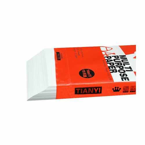 极速包邮心天逸500张实惠装A4打印影印纸7J0g整箱白纸a4草稿纸80g