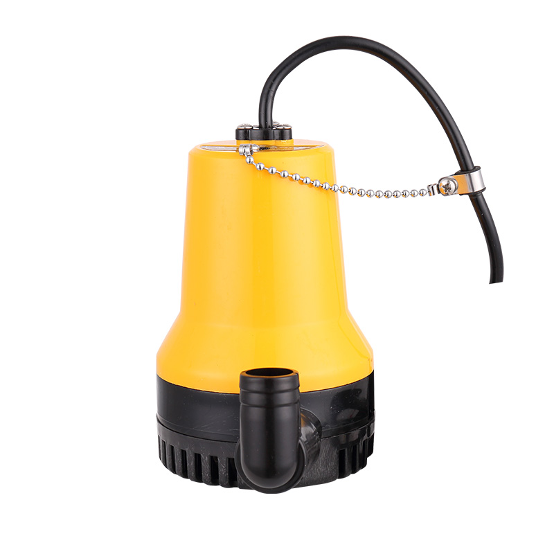 新微型直流潜水h泵高扬程12V24V海水船舱泵电瓶泵浇菜船用水泵抽