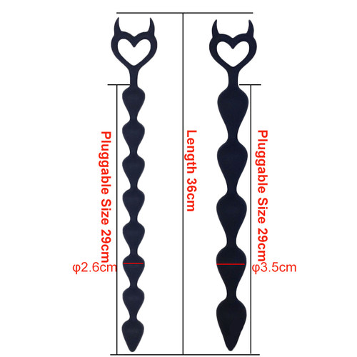 新品Silicone Big Anal Beads BallCs Butt Plug Adults Erotic S