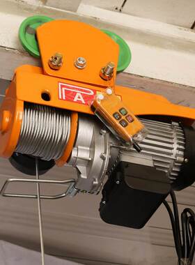 极速新成c葫华式运芦行微型电动连身带跑车20V2家用吊机小型提升