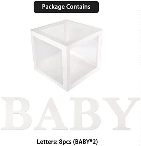 极速HOLICOLOR iBaby Boxes with Letters for Baby Shower  Whit