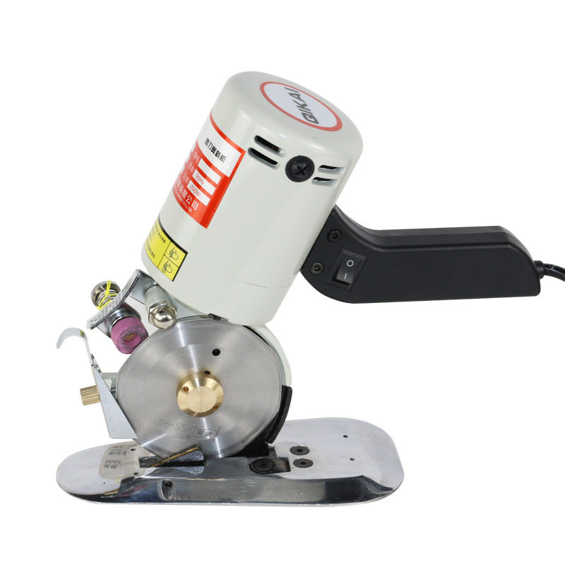 极速厂销琪凯90型电动圆刀u裁剪机 手提式服装电剪刀 切布机 裁布