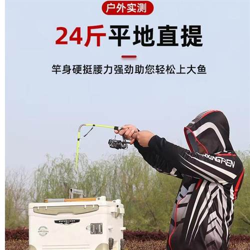 极速淮滨县老沐渔具店2023新款自动X钓鱼弹簧竿