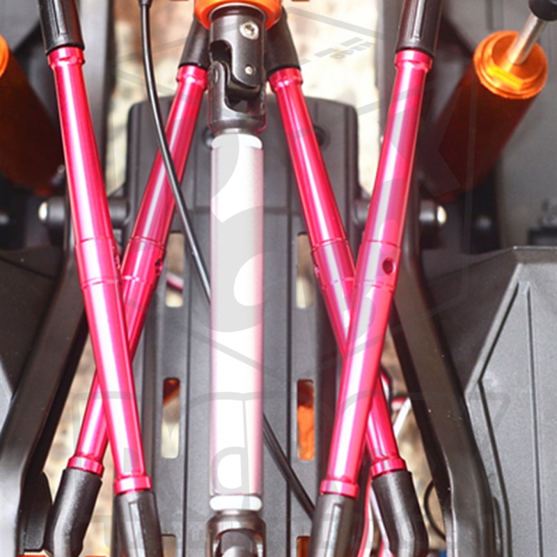 极速Traxxasi 1/10 TRX-4 82056-4攀爬车铝合金属可调上下龙骨拉