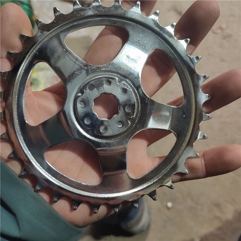 极速牙盘片28T32T36T40齿44齿48齿链条盘O配件自行车牙盘片齿轮艺