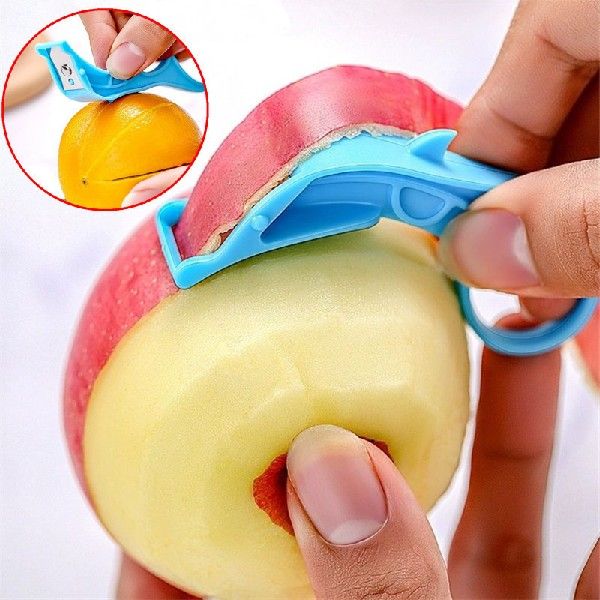 极速2 In 1 Apple mPeeler Slicer Cutter Bar Hand Held Pear Pe