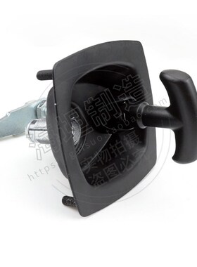 极速MS858C压缩型锁s工业柜锁黑色迫紧面板工程车汽车门方锁机罩T