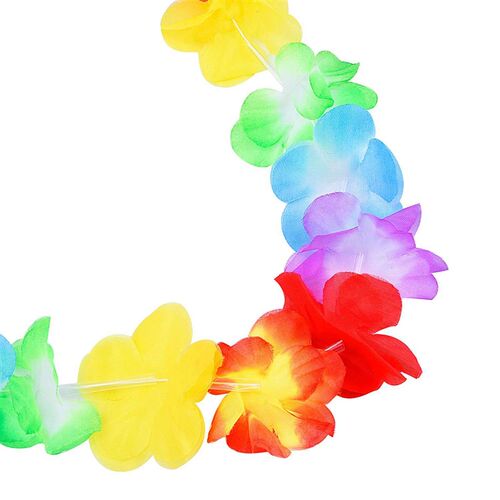 极速Hawaiian hsunflower wreath tropical party decoration lon