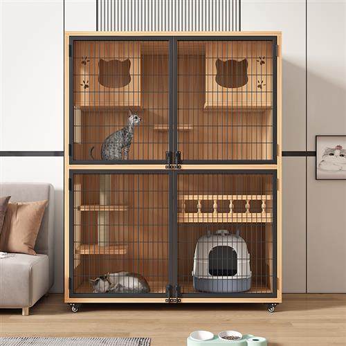 极速猫别墅家用室内猫柜双层实木C猫窝猫笼猫爬架一体豪华猫屋大,宠物/宠物食品及用品,猫笼子/猫别墅,淘宝优惠券,粉丝福利购,淘宝优惠卷