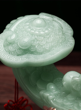 极速吉祥如意大象如意摆件中式客厅玄G关电视柜装饰品乔迁新居开