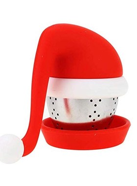 极速Tea Infuser Filter Silixcone Santa Claus Design Loose St