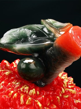 极速喜得大利荔枝摆o件招财福禄客厅电视酒柜装饰品搬新家乔迁新