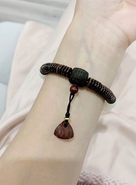 极速白玉菩提根菩提子绕指柔女款手链手串 盘玩佛珠Y项链文玩手串