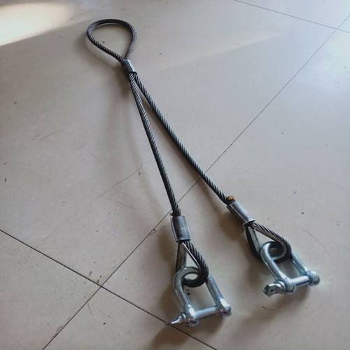 极速直径10毫米钢丝挂钩吊索x具搬运吊装索具设备移挪维修工具固