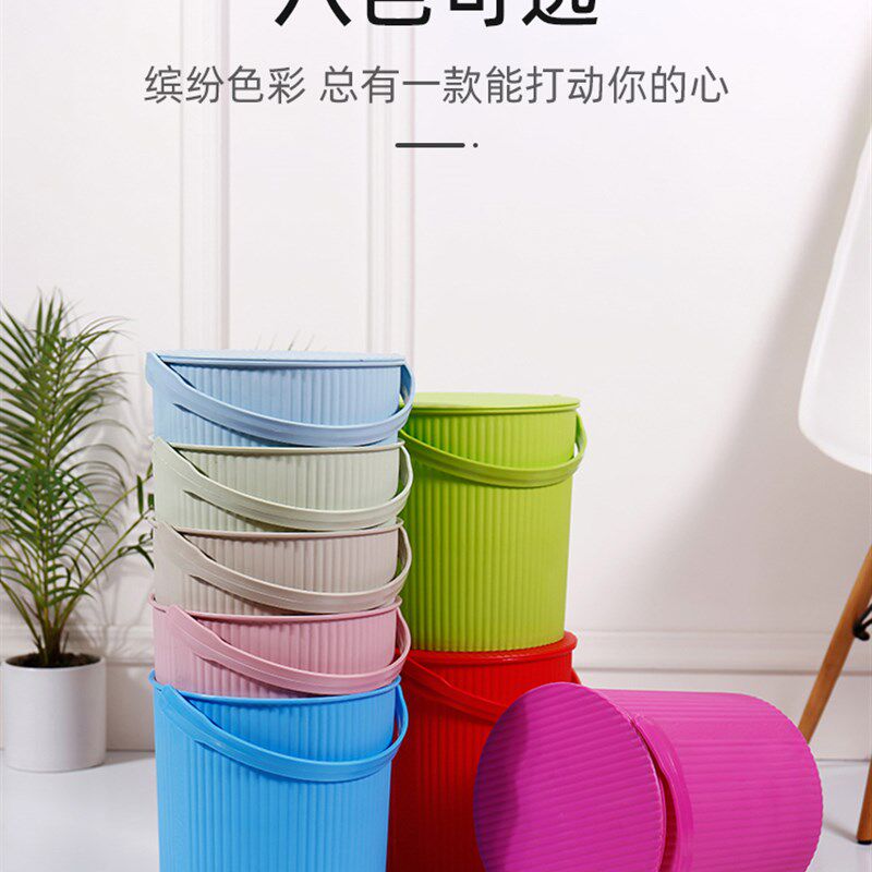 极速洗澡桶手提可坐幼儿园收v纳桶儿童家用浴筐桶成人钓鱼桶带盖