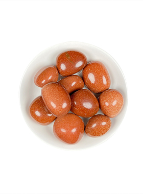 极速天然金沙石椭圆形摆件把玩z手把件金砂原石装修装饰家居鱼缸