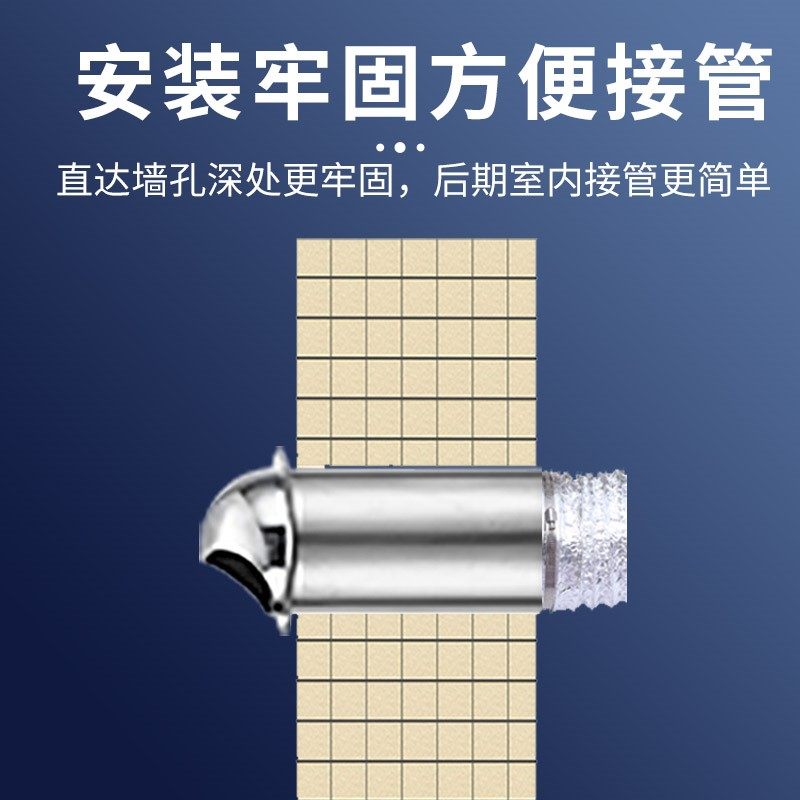 极速室内搭配排气孔过q滤网车间防护罩不锈钢通风球通风管道油烟