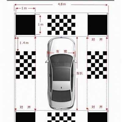 极速360调试布 3D标定布 全景z不织布拼接布 校准布 调试布 360全
