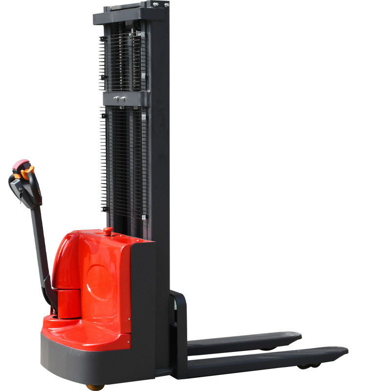 极速电动堆高机1.5吨全自动步行C式堆高车小型仓储托盘2吨堆垛机