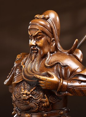 极速关公财神爷摆件招财r客厅玄关办公室关二爷供奉装饰品店铺开