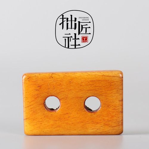 极速藏式牛骨二饼配饰 文玩背云配件 diKy菩提佛珠念珠手串吊坠挂