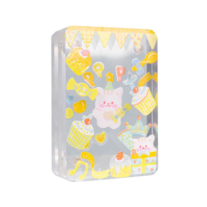 极速咕卡砖流沙水晶咕卡砖块套装咕D盘卡砖咕咔砖挂件奶油胶古卡